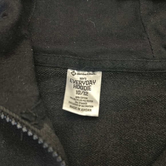 Black Zip-Up Hoodie - Picture 7 of 10